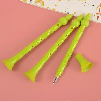 4stk/Masse Kreative Fløjte, Horn Gel Pen Søde Kawaii Candy Farve Pens For Kids koreanske Skole Papirvarer at Skrive Pen(Tilfældig Farve)