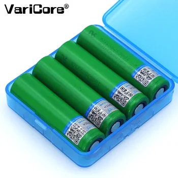 4STK VariCore VTC6 3,7 V 3000mAh 18650 Li-ion Batteri 30A Decharge for Sony US18650VTC6 Værktøjer e-cigaret batterier+opbevaringsboks