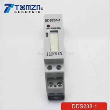 5(32)EN 120V 60HZ enkeltfase Din-skinne Watt time din-skinne energimåler LCD digital disply kwh