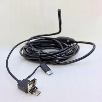 5.5 mm til android Type-C 3I1 USB Endoskop Kamera Hard Wired Mobile Endoskop