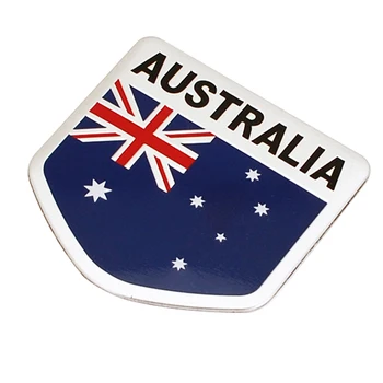 5*5CM Aluminium Bil Badge Tilbehør til Flag of Australia Logo Auto Logo Klistermærke til Mercedes Benz, Hyundai Dodge Opel, Skoda