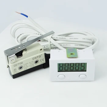 5 Digital Displayet Counter Kits Magnetisk Sensor Switch Micro Switch-Knappen for at Skifte Limit Switch med 2 Meter Ledning