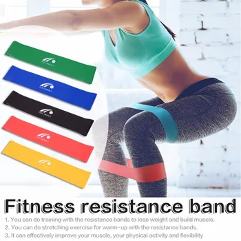5 Niveauer Yoga Modstand Bands Fitness-Udstyr Latex Gummi Loop Pilates Sport Fitness Styrke Uddannelse Workout Elastik