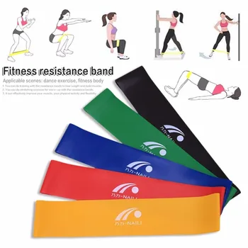 5 Niveauer Yoga Modstand Bands Fitness-Udstyr Latex Gummi Loop Pilates Sport Fitness Styrke Uddannelse Workout Elastik