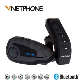 5 Ryttere Vnetphone V8 Bt-s2 Intercom Moto NFC Motorcykel Styret Fjernbetjening Communicator Motor Hjelm Bluetooth Headset