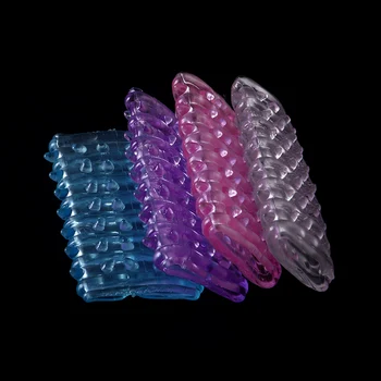 5 Stk Justerbare Silikone Fancy Solid Kondom Sex Spil Skal Sex Produkter Hoved Til Penis Sex Produkter Cock Ring for Mænd