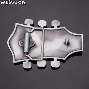 5 Stk MOQ WesBuck Mærke Mode guitar bælte spænde ukulele musikinstrument metal guitar bæltespænder Cinturon Vaqueros
