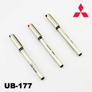 5 Stykker/Masse Uni UB-177 Kontor Signatur Kuglepen 0,7 mm Pen