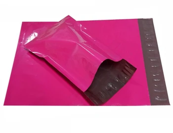 5 størrelser, Små og Store lyserøde mailing kuverter,små lyserøde poly mailer taske,plast mailer taske forsendelseskuverter