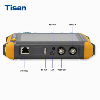5 tommer TFT LCD-5MP 1080P TVI AHD CVI Analog CVBS sikkerhed Kamera CCTV tester skærme VGA-HDMI-indgang, UTP Kabel-test