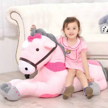50/70CM Gigantiske Pink/blå Enhjørning Plys Legetøj, Plys Udstoppede Dyr Hest Unicorn Høj Kvalitet Kids Fødselsdag Gave