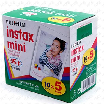 50 Ark Fuji Fujifilm Instax Mini 8 Film Hvide Film For Instax Mini 9 8 70 7 7 90 25 50 Andel SP 1 SP-2 Instant Foto Kamera