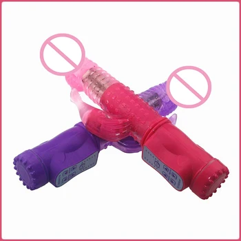 50%OFF Kanin Vibratorer 12 Hastighed G-Spot Vibrationer og Rotation Vandtæt Adult Sex Toy Dildo Vibrator Sex Produkter Til Kvinder