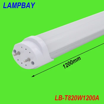(50 Pack) Gratis Forsendelse LED tube T8 lampe 20W 4ft 120cm 110pcs SMD2835 kompatibel med induktiv ballast fjerne starter 85-277V