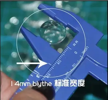 50 Par Glas Eye Chips for Blyth Dukke 14mm Glas Gennemsigtige Øje Chips Dukker Tilbehør Øje Tilbehør DIY Ændret