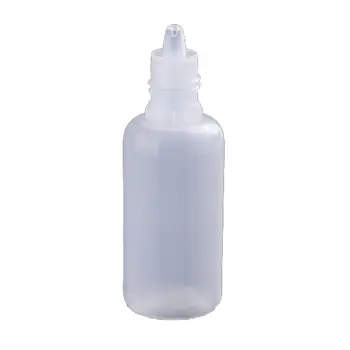 50 Stk/Lot 20 ML Hvid Plast Flaske Flydende Opbevaring Flaske Tom Plastik Squeezable Flydende Eye Dropper Flasker Engros