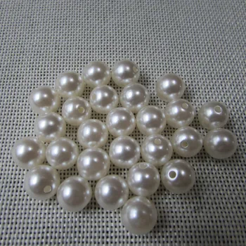 500 g hvid nuance lige hul cirkel DIY originalitet håndarbejde høj imiteret perler engros-telefon skønhed afgørende 3mm-20mm