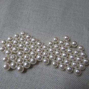 500 g hvid nuance lige hul cirkel DIY originalitet håndarbejde høj imiteret perler engros-telefon skønhed afgørende 3mm-20mm