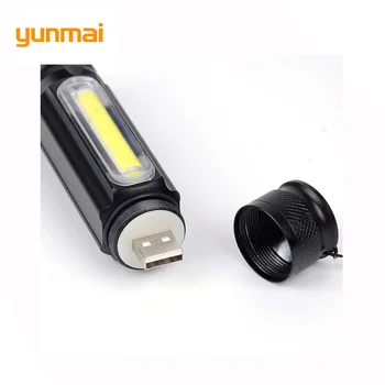 5000 Lumen COB Stærk Light Lanterner Handy Lommelygte Lys Bulit-in Battery USB-Opladning, Taktisk Magnet Fakkel Bærbar LED Lommelygte