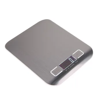 5000g/1g Digital Skala Køkken Madlavning opmåle Værktøjer i Rustfrit Stål Elektronisk Vægt LCD-Elektronisk Bænk Vægt