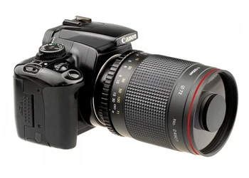500mm f/8.0 Kamera Telefoto Manuel Mirror Linse + T2-Mount-Adapter Ring til Canon, Nikon, Pentax Olympus Sony A6300 A7RII DSLR