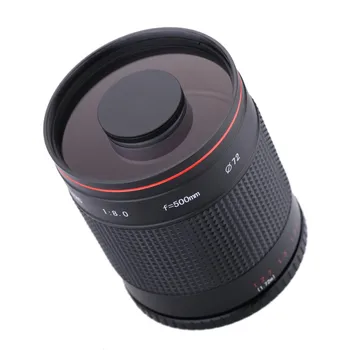 500mm f/8.0 Kamera Telefoto Manuel Mirror Linse + T2-Mount-Adapter Ring til Canon 1200D 760D 750D 650D 600D 70D 60D 5DII 7D DSLR
