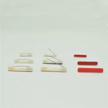 500pcs Hvid/Sort Plast sikkerhedsnåle med selvklæbende broche base for Smykker at Gøre Tre Størrelse til Rådighed