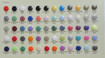 500sets Oprindelige T5 Størrelse 20 KAM Ble Plast Harpiks snaps fastener-knapperne for Baby Klud (500 sæt per farve )