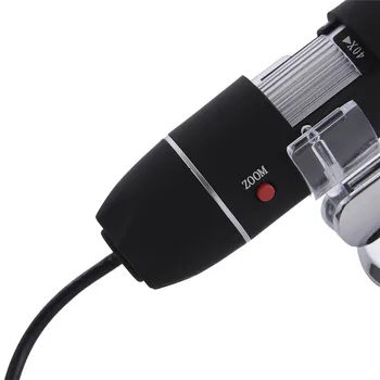 500X/1000X 8 LED Elektroniske Mikroskop Digital Mikroskop Usb-Professionel Montering+ pincet Forstørrelse Måle