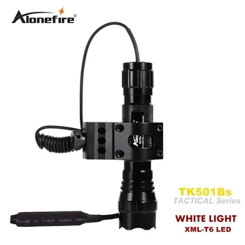 501B Taktisk Lommelygte CREE XML T6 LED 2000lumen Våben lys Jagt Riffel Fakkel Shot gun belysning Mount+mount+Remote switch