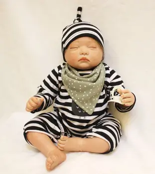 50cm Mode Rigtige Genfødt Blød Silikone Dukke Nyfødte Babyer til Salg Fuld Vinyl Reborn Baby Dolls Børn Gaver