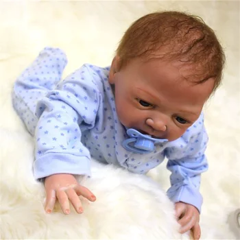 50cm Silikone reborn baby dukke dreng legetøj som fast 20inch blød krop nyfødte babyer dukke bebe genfødt piger doll fødselsdag gave
