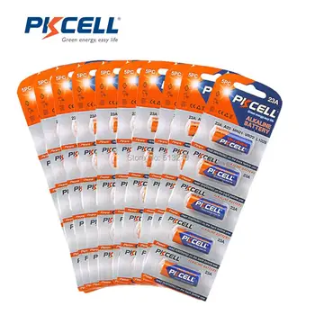 50stk(5Pc/Kort) PKCELL 12V 23A Super Alkalin Batteri 23AGP MN21 V23GA VR22 A23 L1028 Tørre Batterier