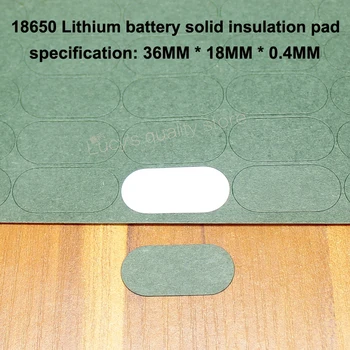 50stk/masse 18650 Lithium Batteri Isolering Puder 3S Faste Puder Isolering Puder Batteri Tilbehør