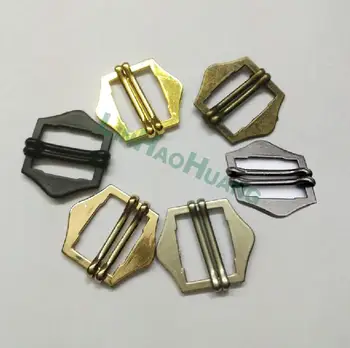 50stk/masse 20mm metal alu spænde dobbelt slide justerbar pin spænde sort/bronze/mat zwart emaille/guld/nickle gratis fragt
