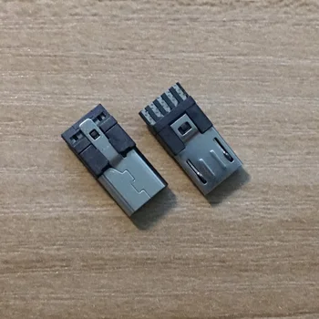 50stk/masse Communly bruge Micro-USB-5P-stik,Micro USB-5Pin Stik Halen Opladning hanstik Lodning, wire
