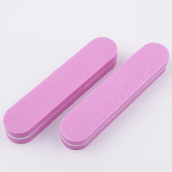 50stk/Masse Mini neglefile Buffer Blok Pink 100/180 Slibning af Negle Værktøjer Pedicure Fil Engros Negle Kunst Manicure Tilbehør