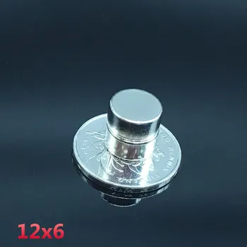 50stk neodym-magnet 12x6mm N35 Lille Disk Runde Super Stærke magneter 12x6 mm Kraftig Sjældne Jordarter Neodymium Magneter 12*6 mm