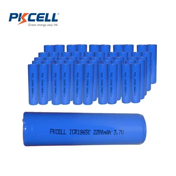 50stk/PKCELL ICR18650 3,7 V 2200mAh Batteri 18650 Genopladelige Batterier Li-ion Batteri