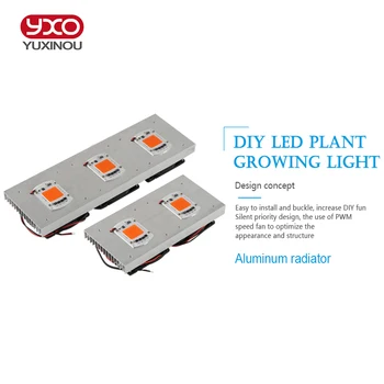 50W 100W 150W 200W DIY COB AC-LED-Grow Light Fulde Spektrum Hydroponics LED Plante Vokser Lys til Indendørs Planter, der Vokser Blomstrende
