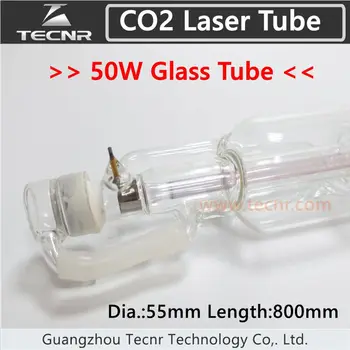 50W CO2-glas laser rør 800MM for CO2-laser engraving machine