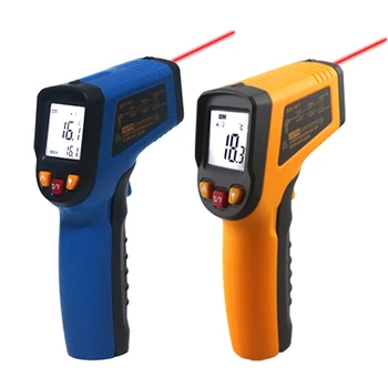 -50~600C -50~400C Håndholdte Ikke-kontakt IR Infrarød Termometer Digital LCD-Laser Pyrometer Temperatur Måleren med Baggrundslys