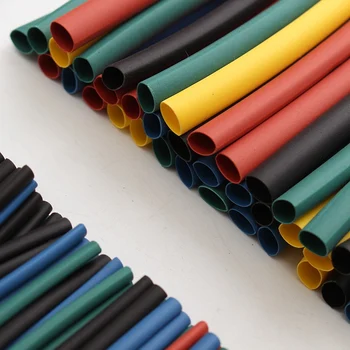 520pcs Heat Shrink Tube Slanger Kits Diverse Wrap Tråd 60mm Elektriske isoleringsmaterialer Sortiment