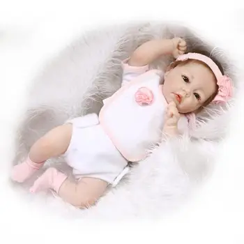 52cm Silikone Baby Reborn Dukke Prinsesse Pige Dukker Reborn Dukker Mødre Barnepige Uddannelse Dukke Kid 's DIY-Toy Kid' s Fødselsdag Legetøj