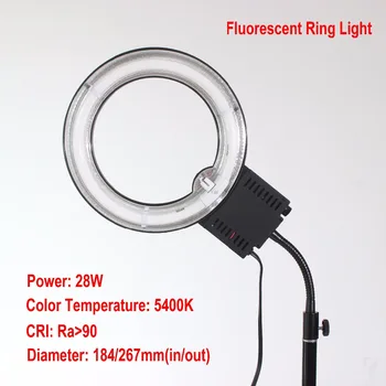 5400K 28W Dagslys, Fluorescerende Ring Lampe Lys til Små Genstande Optagelse af Portræt Foto Belysning