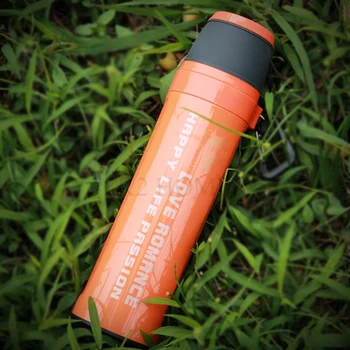 550ml fødevaregodkendt Rustfrit Stell Vakuum Rejse Tour Sport vandflaske Vakuum Og Te Plads Flaske 4 Farver Til Option