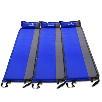 5CM tyk Udendørs camping mat Luft automatisk oppustelig madras strand mat sæde skum vandtæt Kan være splejset camping mattres