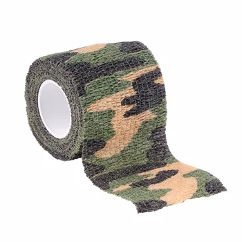 5cmx4.5m Hær Militære Camo Camouflage Stealth Wrap Tape Rulle Riffel Jagt Skydning Af Udendørs Vandtæt, Holdbar Cykling