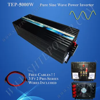 5KW 5000w pure sine wave power inverter,48V DC til AC 110V 100V 220V 230V 240V, Peak 10000 Watt