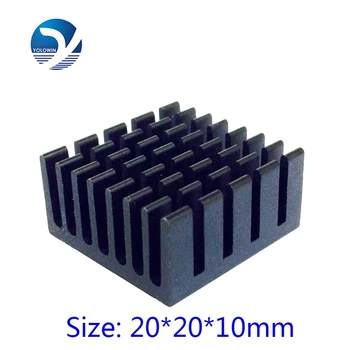 5Pcs DIY Mini 20*20*10mm Heatsink Radiator Aluminium Heatsink Ekstruderet Profil køleplade Til Elektronisk Varmeafledning YL-0011